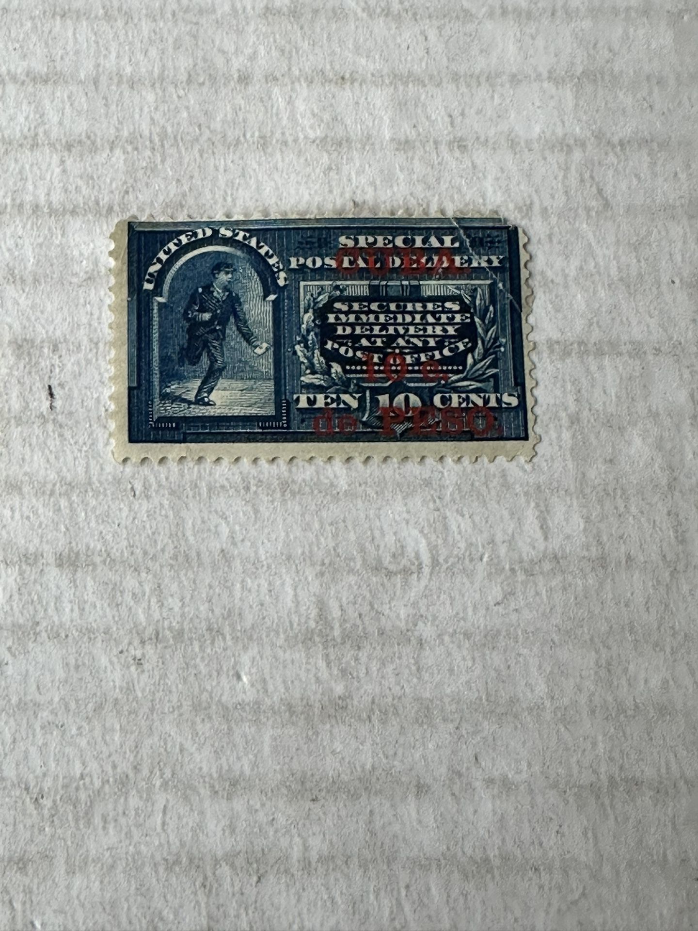 Caribbean United States Occupation Special Delivery 10 Cent Stamp 