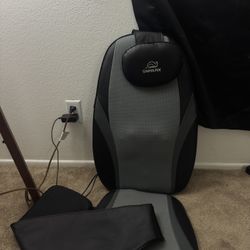 Snailax Shiatsu Massage Cushion with Heat Massage Chair Pad Kneading Back Massager