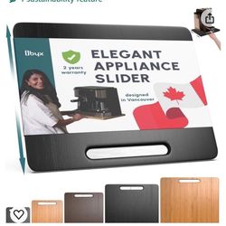 Elegant Sliding Tray for Your Coffee Maker & Heavy Kitchen Appliances
