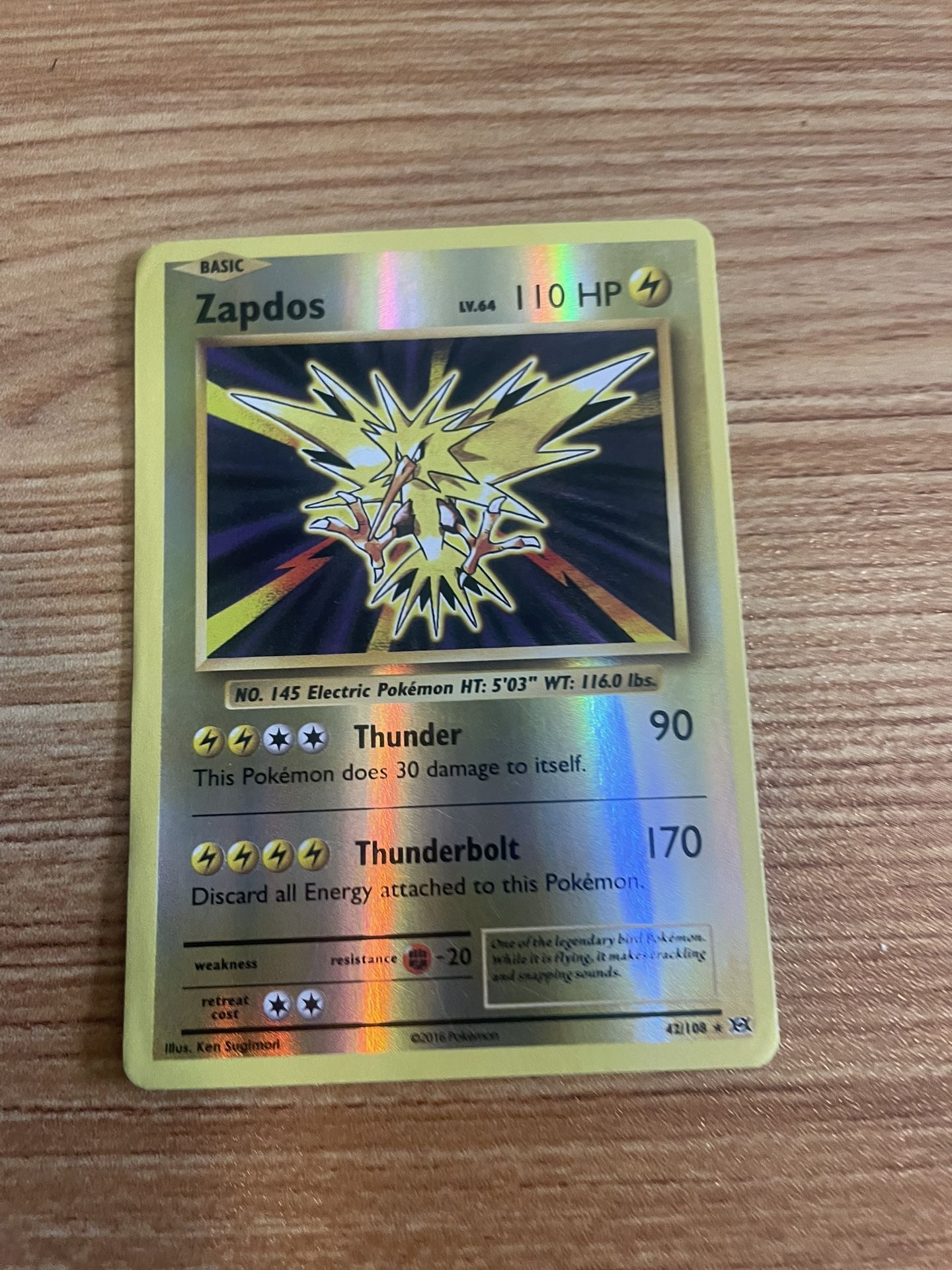 Zapdos 110 HP