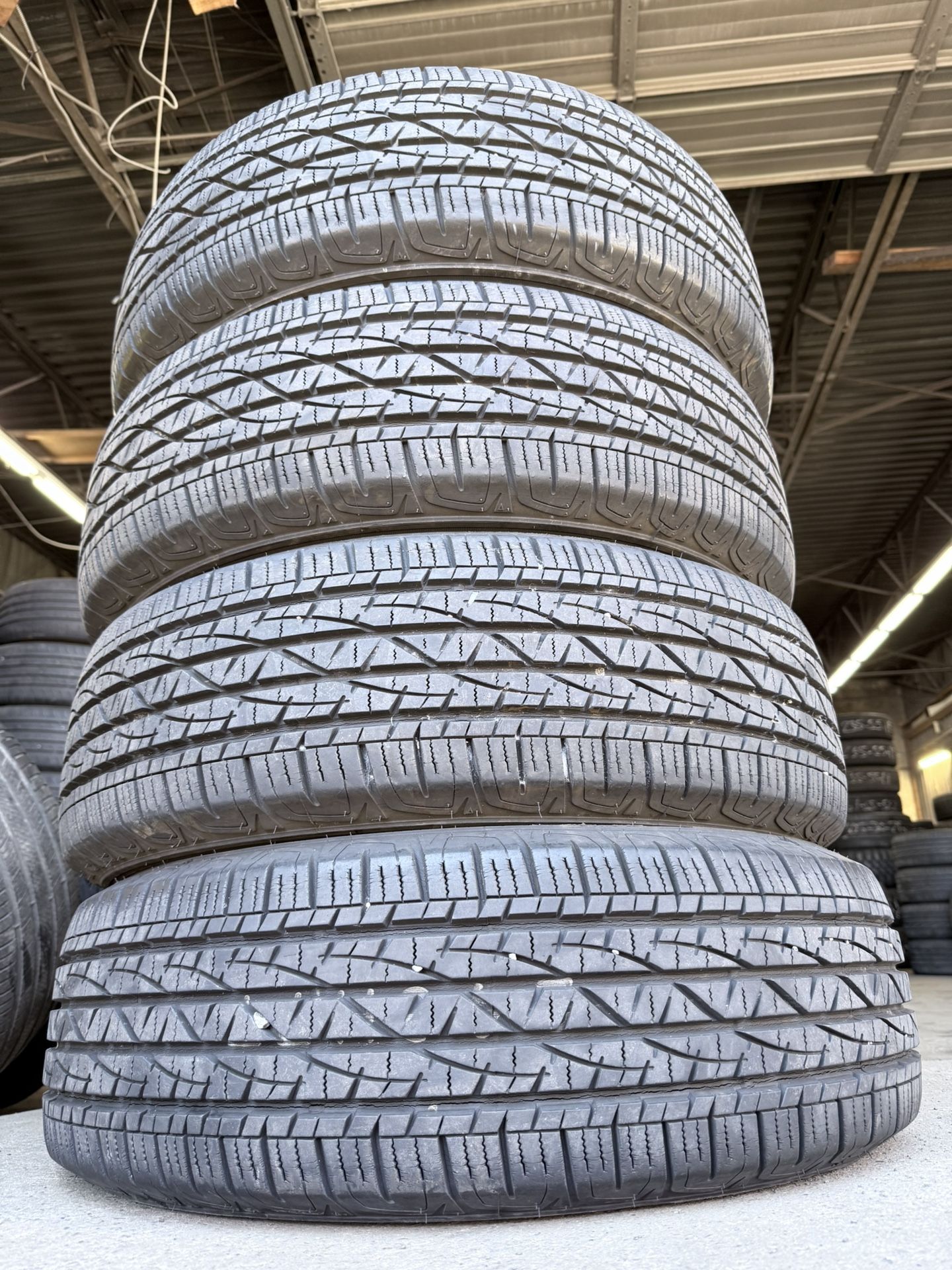 4 USED 245/75/16 FIRESTONE DESTINATION LE
