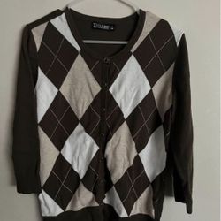 Ladies Argyle Sweater