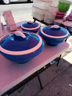 Plastic bowls. Thermals