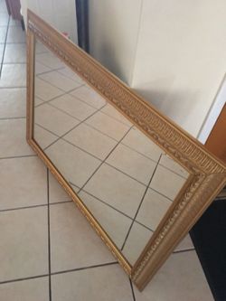 Beautiful large mirror decor. 42” X. 30”