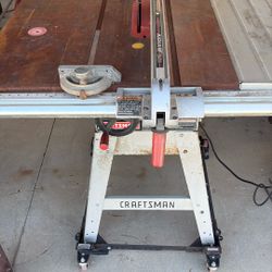 Craftsman 10” Table Saw With Router Attached 
