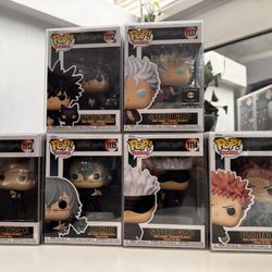 Jujutsu Kaisen Funko Pop Bundle - 6 Pops (Yuji, Gojo x2, Megumi, Nobara, Mahito) New In Box