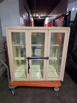 Glass China cabinet
