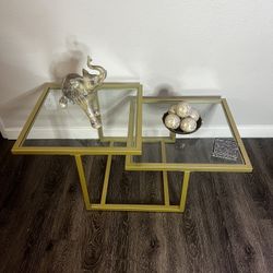 Gold Living Room Table