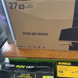Acer Gaming Monitor New 27” Nitro QG1 Series Brand New 