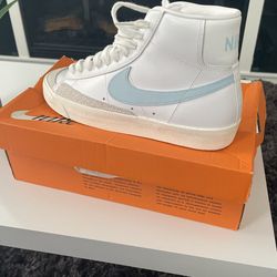 nike blazers mid 77 celestine blue