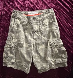 Aeropostale Camo Cargo Shorts Size 31
