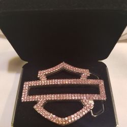 Harley Davidson Belt Buckle  Swarovski 