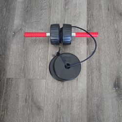 Fitness Equipment- Moose Fitness Forearm Strengthener & Wrist Roller 2 In 1 Arm Exerciser