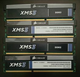 Corsair XMS3 16GB DDR3 RAM Kit (4x4GB)