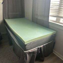 Twin XL Bed With Storage Ability 