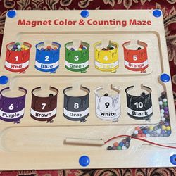 Magnetic Counting Maze