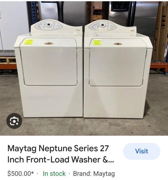 Neptune washer and sale dryer