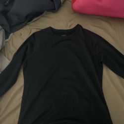 black winter shirt 
