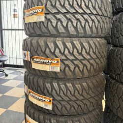 ‼️📲33x12.50R17 Vendo Set De Llantas Nuevas Arroyo Mt 