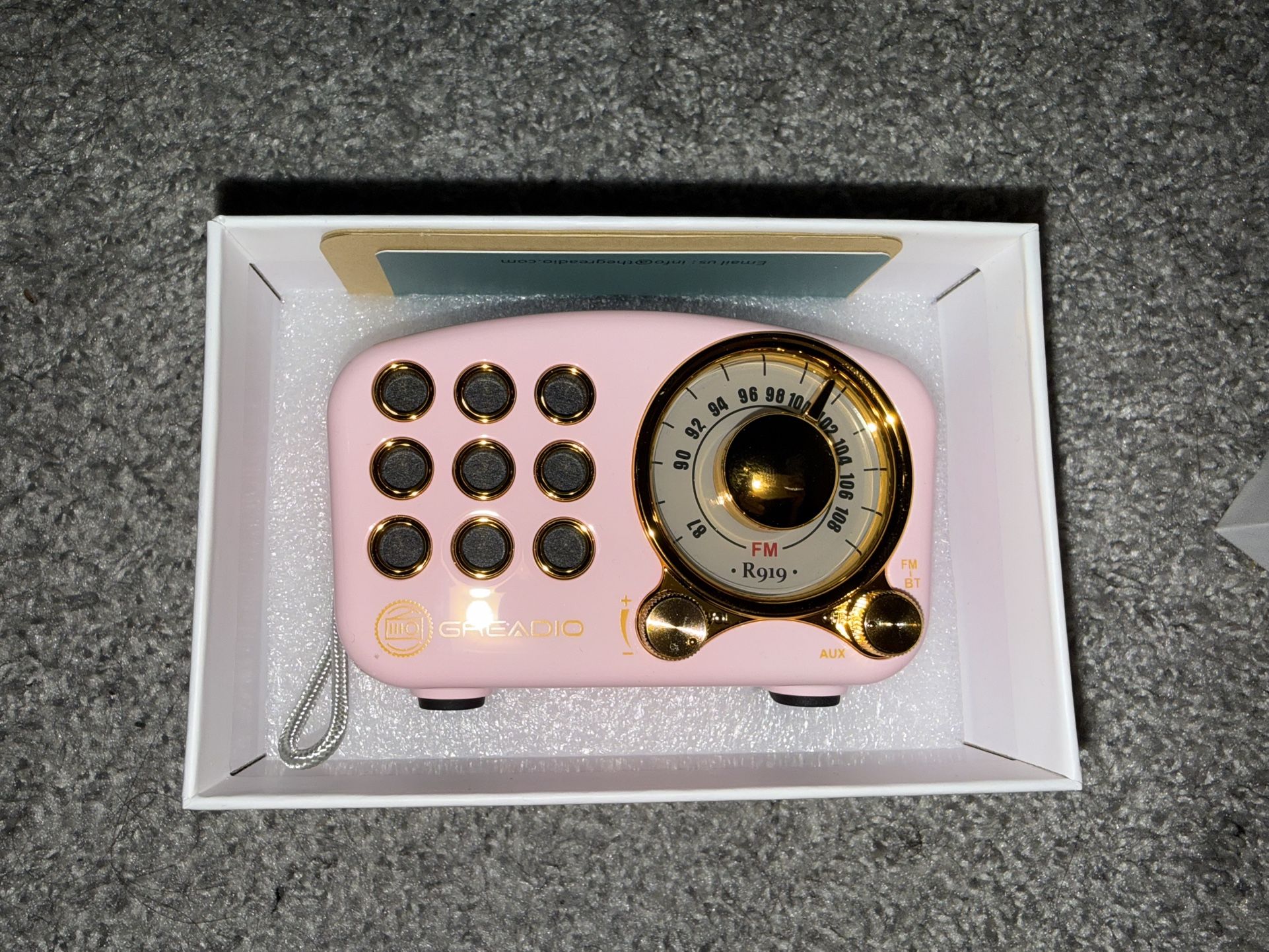 Pink Retro Radio