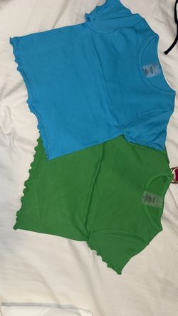 Ribbed Lettuce Edge Tank Tops – Set of 2
