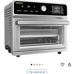 Cuisinart Digital Airfryer Toaster Oven.0.6 cu.ft. (17L). CTOA-130PC3 silver