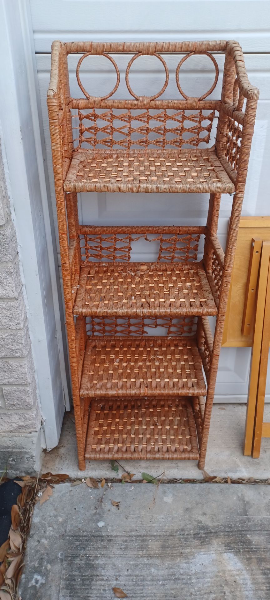 Wicker shelf for Sale in Katy, TX - OfferUp
