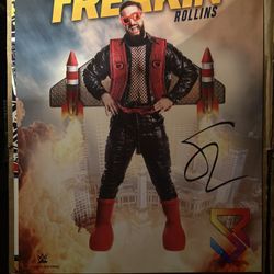 WWE Seth Rollins Autographed Photo
