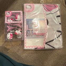 Hello Kitty Shower Curtains / Hooks