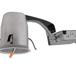 NEW! PACK OF 6 HALO H995RICAT LED Recessed Lighting Housing for Remodel Ceiling, T24, 4”