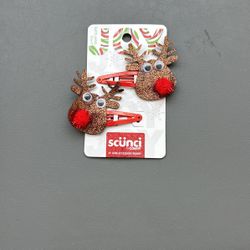 Reindeer Hairclips