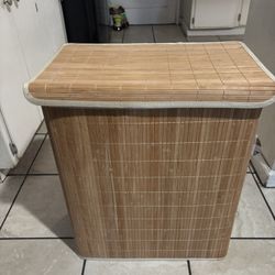 Bamboo Hamper 12Lx25Hx20W - $10
