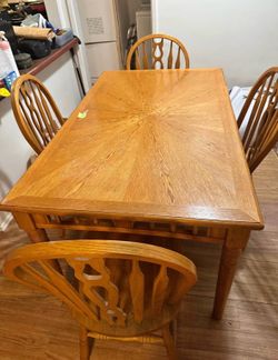 Table and chairs
