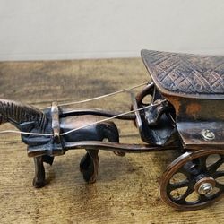 Antique Brass Horse 