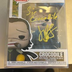 Crocodile signed One Piece Funko