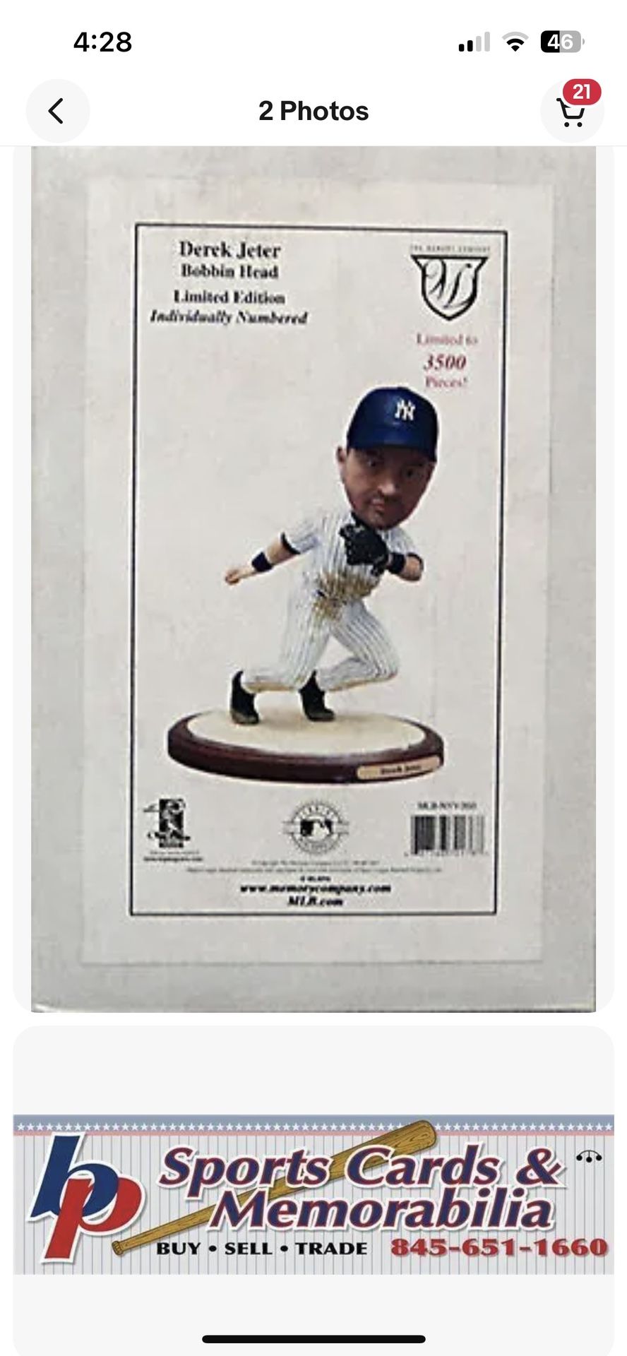 Derek Jeter Limited Edition Figure 