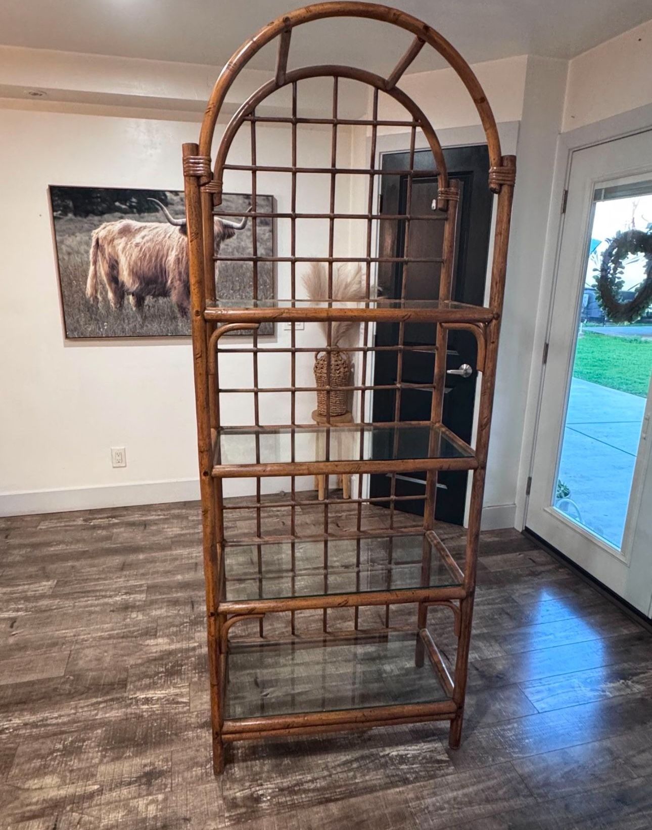 Wood/ Glass Shelving $120