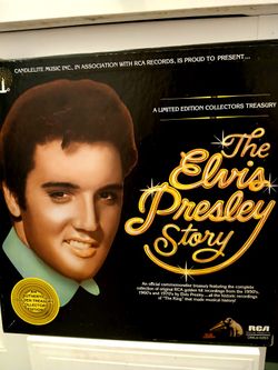Limited Edition 1977  THE ELVIS PRESLEY STORY Commemorative RCA 5-LP BOXSET