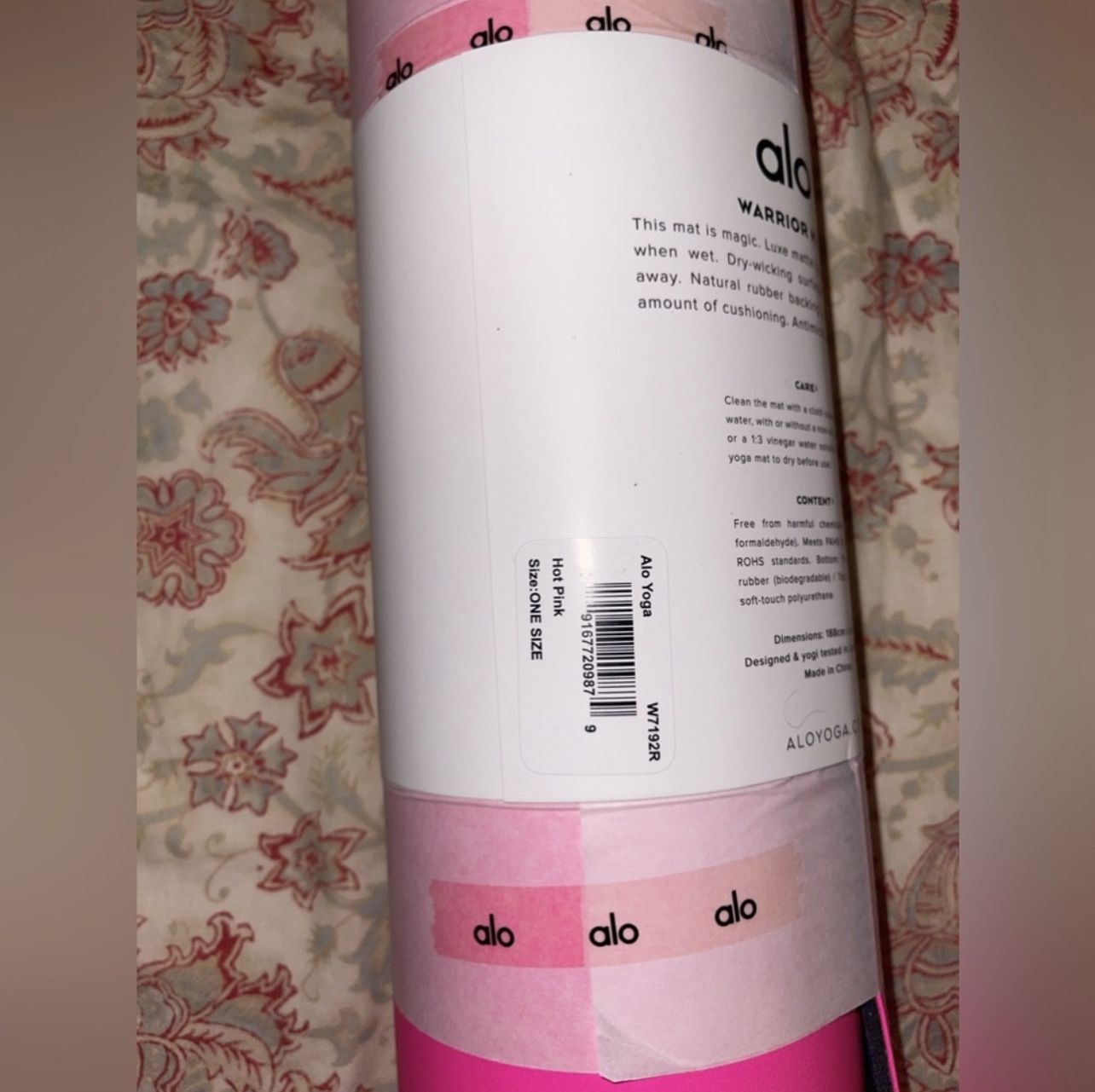Hot Pink Warrior Yoga Mat - ALO YOGA for Sale in Los Angeles, CA