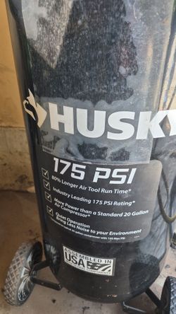 Husky 20 gallon air compressor