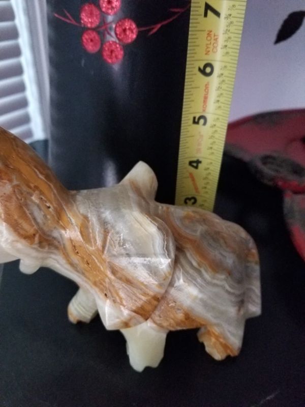 Marble Elephant Bookends Marble Elephant Bookends