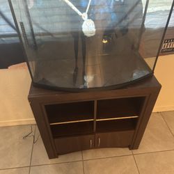 Bow Front Tank And Fish Supplies 