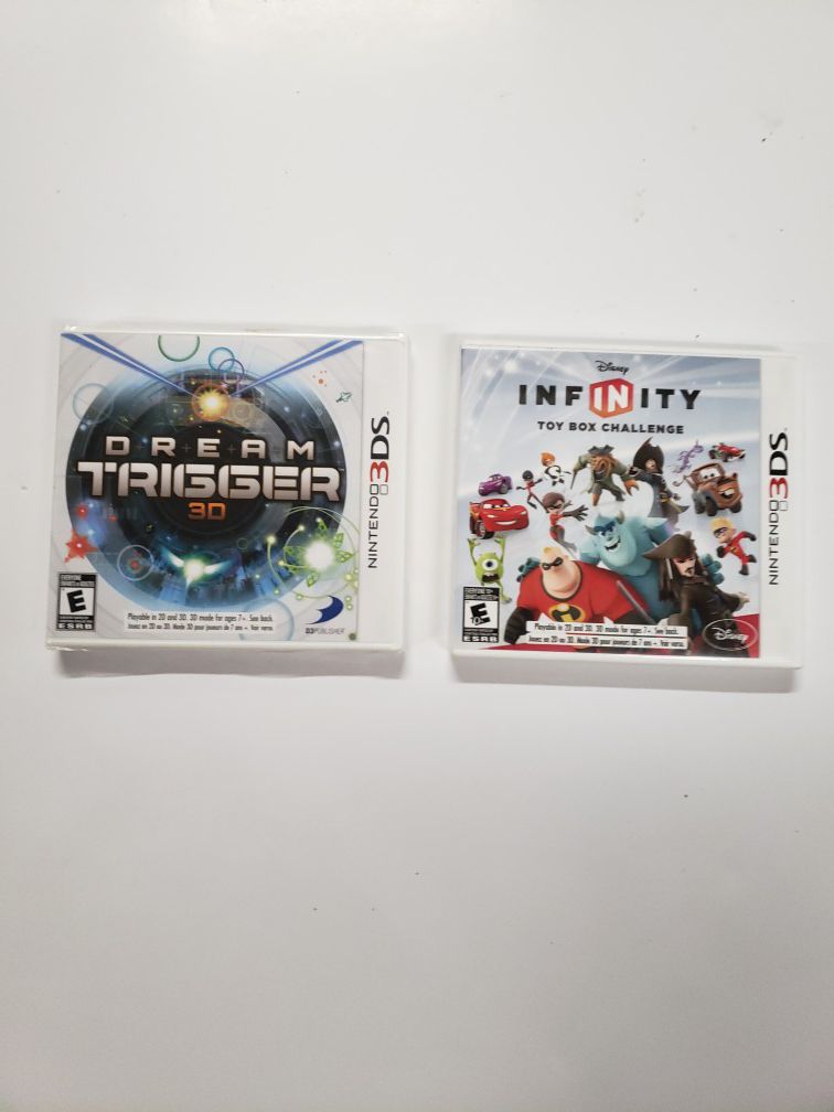 Nintendo 3ds dream trigger and Disney infinity