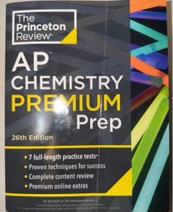 Princeton Review AP Chemistry Premium Prep 26th Edition