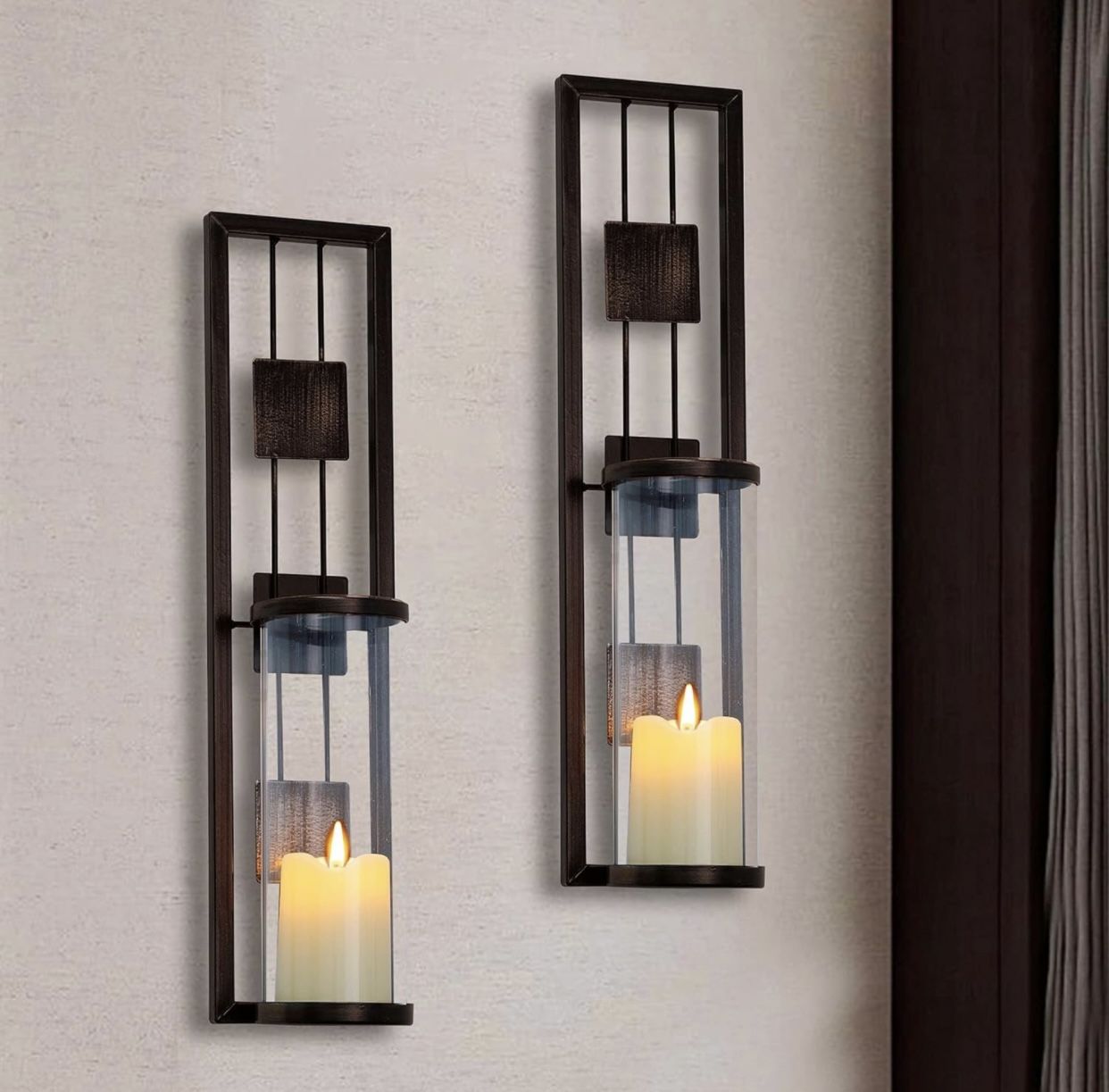 Wall Sconce Candle Holder Metal Wall Decoration 