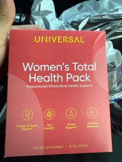 Universal Women's Total Health Pack Dietary Supplement - 30 Packs