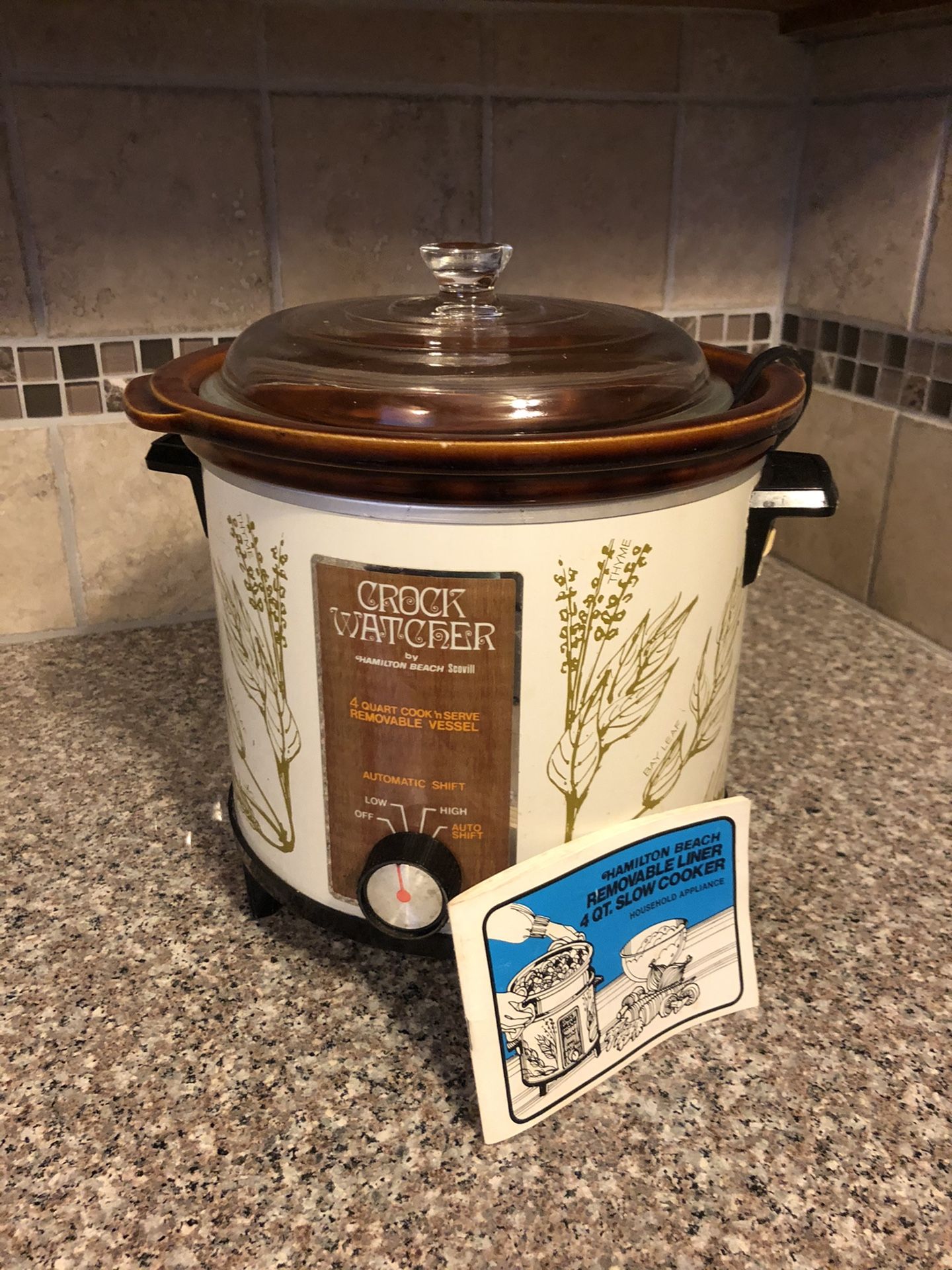 Hamilton Beach Crock Pot cooker