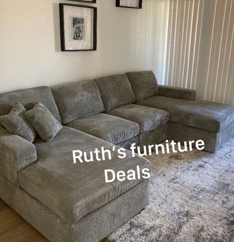 $439 No Tax U-Shaped Sectional Sofa Set