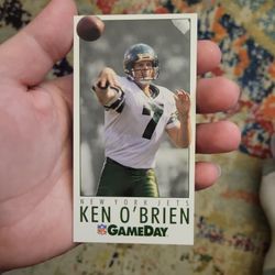 Ken O'Brien (Gameday) Football Card #313