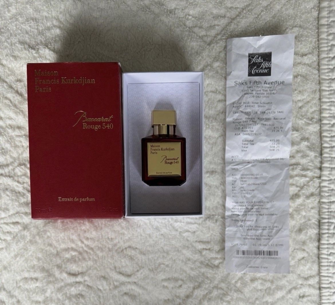Baccarat Rouge 540 Perfume
